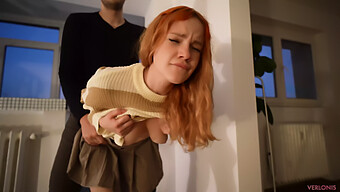 Redhead Teen Enjoys Anal Creampie In Vlog