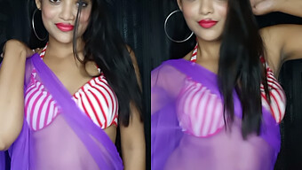 Asian Beauty Rekha Boi In A Sensual Bikini Striptease