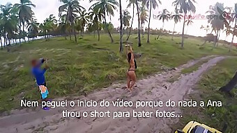 Brazilian Couple Enjoys Exhibitionist Tendencies While Watching The Sunset