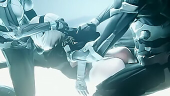 Seks Hardcore Dan Blowjob Dengan Pantat 2b Di Nier Automata