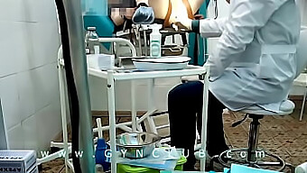 Voyeuristic Medical Exam And Orgasm On Gyno Chair