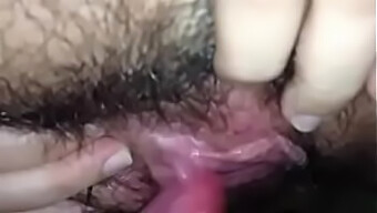 Hairy Babe Sucking A Large Clitoris