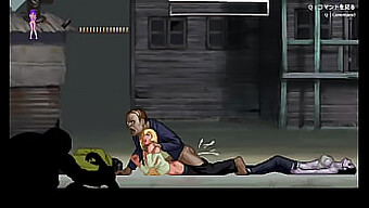 Hentai Game With Big Cock And Zombie Action Featuring Blonde Girl