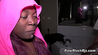 African American Amateur Gives A Blowjob