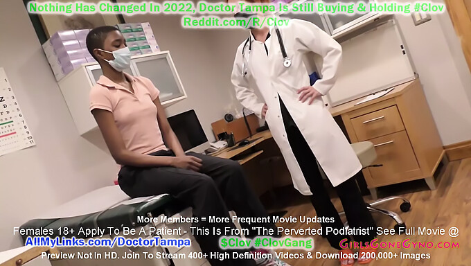 Seductive Podiatrist Stacy Shepard Takes Her Time Examining Jewel'S Sweaty Feet During A Medical Exam At Girlsgonegyno.Com