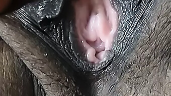 Big Nipples And Hairy Pussy In Close Up