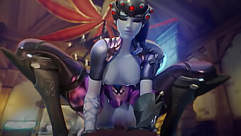 Hentai Compilatie: Overwatch Compilatie Met Dick Ride Action