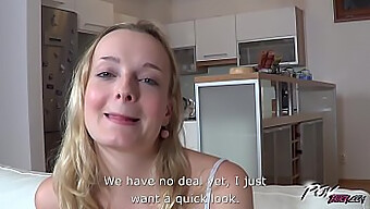 Forførende Blondine Får En Sød Creampie I Denne Pov Pige Video