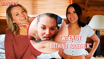 Lesbian Amatir Kanada Menjadi Liar Di Kamar Mandi Pov