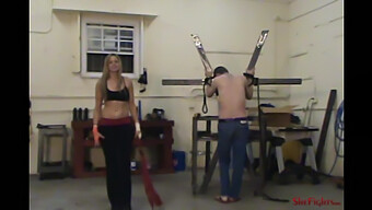 Taylor Dawn Receives A Turn With The Whip