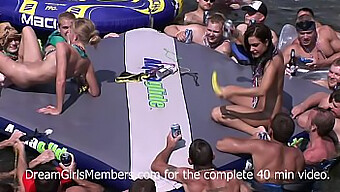 Young Women Allow Strangers To Pleasure Them At A Raucous Gathering On A Boat At The Lake Of The Ozarks