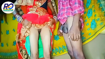 Indian Village Girl In Red Saree Gets Fingered And Fucked