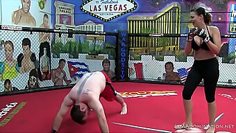 Scarlett Devine Dominates In Mixed Martial Arts Femdom Beatdown