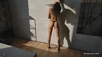 Arinaq'S Petite Body On Display In Panties And High Heels