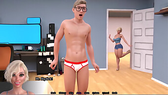 Par Upptäcker Sexbot I Duschen - 3d-Porrvideo