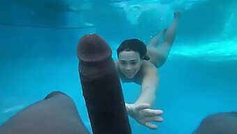 Teen Amateur Gets Dominated By Bbc In Underwater Cam Session