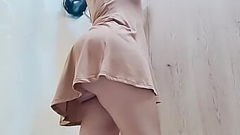 Voyeuristic Video Of A Mature Latina'S Clothing Change