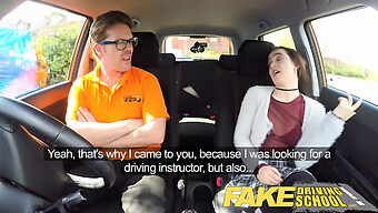 Pussy Stretching Fun With Lola Rae In A Fake Driving School Video