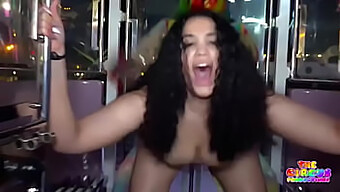 Teen (18+) Latina Slut Gets Her Ass Fucked In Public