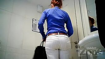 Sissy Spy: Pissing In The Bathroom