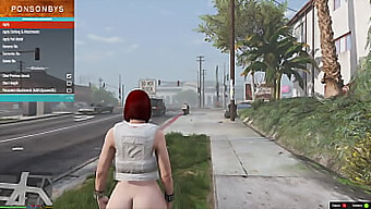 Raziskujte Svet Gtav Z Golo Damo Mod