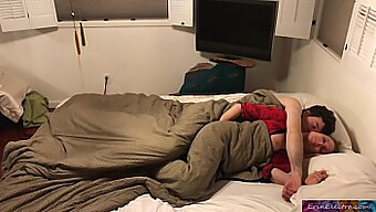 Amateur Stepmom Shares Bed With Stepson