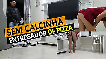 Cristina Almeida'S Quarantine Pizza Delivery Turns Into A Naughty Show