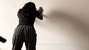 18+ Ebony Wife Takes Whipping