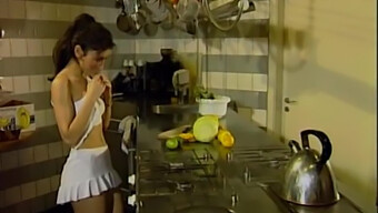 Sibel'S Anal Pleasure In A Vintage Kitchen