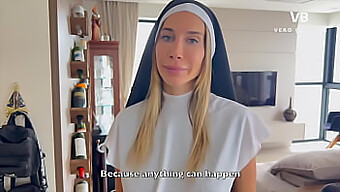 A Voluptuous Nun Goes All Out To Regain A Man'S Spirituality