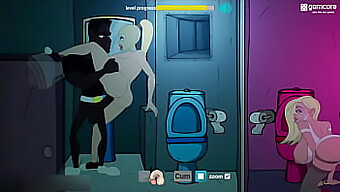 A Man Has Anal Sex With A Prostitute In A Club'S Restroom In This Animated Porn Video